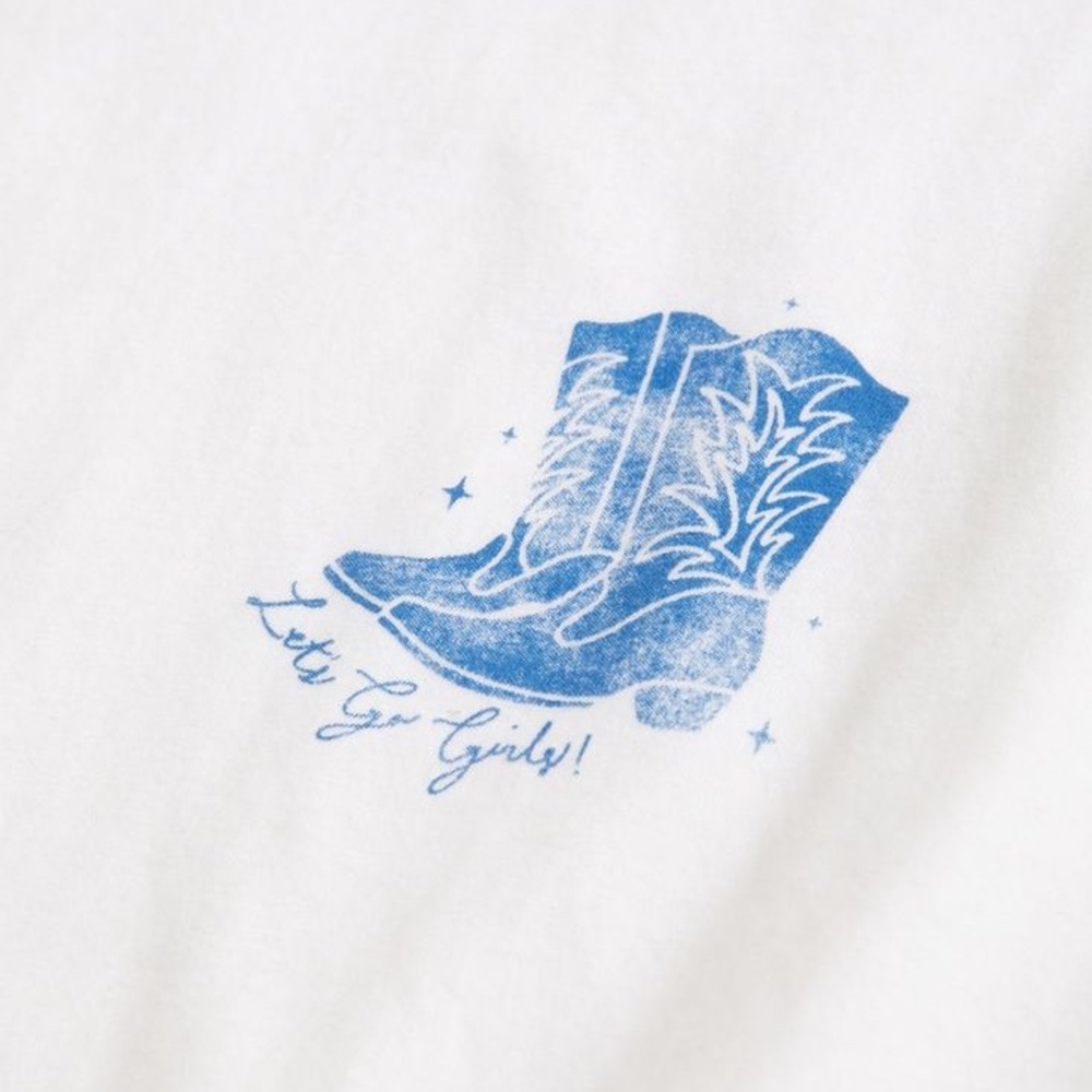 Abercrombie & Fitch Skimming Tee “Lets Go Girls!”